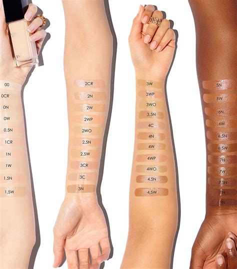 Dior forever glow foundation shades